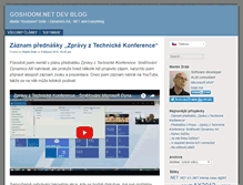 Tablet Screenshot of dev.goshoom.net